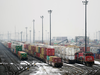 Trains sit in the yard at the CN Rail Brampton Intermodal Terminal on Nov. 19, 2019. The Teamsters union questions if CN is “choosing not to ship goods like propane in order to manufacture a crisis.”