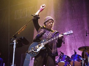 Neil Young performs at the BottleRock Napa Valley Music Festival at Napa Valley Expo on May 25, 2019, in Napa, Calif. Neil Young says his marijuana use has cast a cloud over his application to become a dual citizen in the United States. The legendary singer-songwriter and proud Canadian says in a statement on his website that he recently applied for American citizenship so he could vote in the 2020 presidential election.