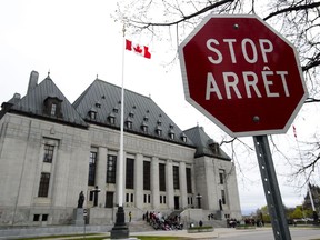 The Supreme Court of Canada in Ottawa on May 16, 2019. The Supreme Court of Canada says in a split decision that a convicted drug trafficker should not have to pay a fine as part of his punishment, even though he used crime proceeds -- money that would ordinarily be forfeited --to pay his legal fees.