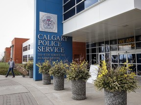 For the first time in Canada the body of a missing man has been identified through the National Missing Persons DNA Program. Calgary Police Service headquarters in Calgary, Alta., Monday, May 6, 2019.