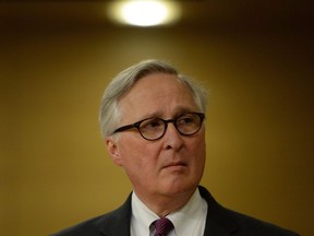 Richard Fadden, National Security Advisor to the Prime Minister, appears at Senate national security and defence committee in Ottawa on April 27, 2015. A former head of Canada's spy agency is warning that this country is resting too heavily on its laurels at a time of rising global threats and upheaval, including dysfunction among its Western allies and the emergence of China and Russia as aggressive adversaries. Richard Fadden, a former director of the Canadian Security Intelligence Service and national-security adviser to prime ministers Stephen Harper and Justin Trudeau, says Canada needs to take a hard look at itself to ensure it is ready to face its new reality.