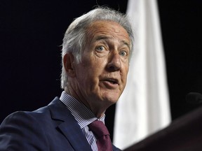 House Ways and Means Chairman, U.S. Rep. Richard Neal, speaks to delegates during the 2019 Massachusetts Democratic Party Convention, Saturday, Sept. 14, 2019, in Springfield, Mass. Prime Minister Justin Trudeau and his Liberal cabinet will be briefing an influential Democrat Wednesday on Canada's work with Mexico to ease that party's doubts over ratifying the new North American trade deal, officials say.