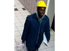 A man wanted by Toronto police for a series of assaults is shown in a handout photo. A man allegedly assaulting strangers by throwing buckets of feces on them has struck for a third time, Toronto police said Tuesday as they appealed for public help in the case. THE CANADIAN PRESS/HO-Toronto Police Service MANDATORY CREDIT