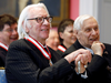 Actor Donald Sutherland smiles after being promoted to the rank of Companion in the Order of Canada by Canada’s Governor General Julie Payette during a ceremony at Rideau Hall in Ottawa, Nov. 21, 2019.