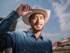 Godfrey Gao at the Calgary Stampede in 2015.