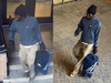 Surveillance images of the alleged feces attacker at York University’s Scott library on Nov. 24.