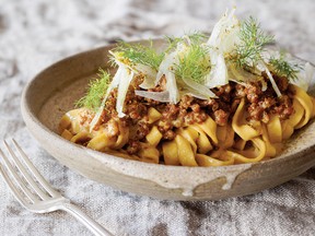 Pork ragout, fennel, pappardelle