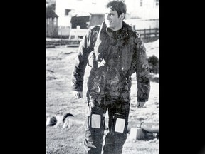 Prince Andrew ashore in Port Stanley in June 1982 during a visit from HMS Invincible, where he based during the Falklands War as a helicopter pilot.