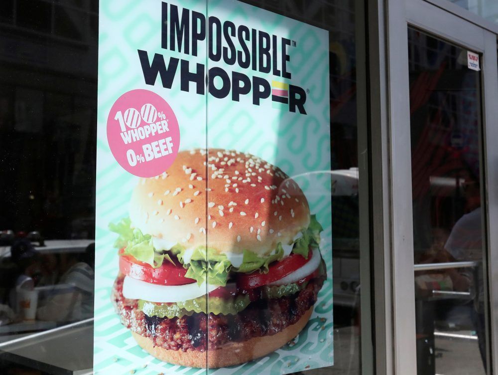 Vegan sues Burger King, claiming Impossible Whoppers are