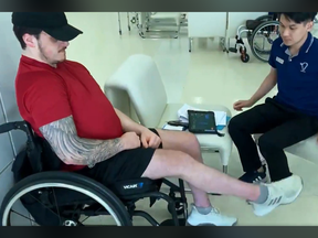 Ryan Straschnitzki, a victim of the Humboldt Broncos bus crash who was paralyzed from the chest down, has regained partial use of his legs after undergoing an experimental surgery in Thailand.