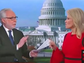 Presidential advisor Kellyanne Conway takes issue on Thursday with CNN host Wolf Blitzer's reference to "issues" in her marriage.