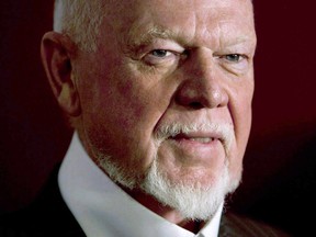 Hockey commentator Don Cherry is shown in Toronto on February 15, 2011. Cherry says he's frustrated about the lack of visible poppies being worn by new Canadians ahead of Remembrance Day.