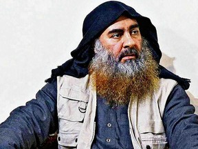Late Islamic State leader Abu Bakr al-Baghdadi is seen in an undated picture released by the U.S. Department of Defense in Washington, U.S. October 30, 2019.