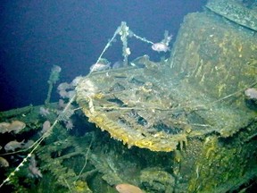 A photo provided by Lost52 Project shows the wreckage of the submarine USS Grayback. The Grayback sank on Feb. 27, 1944 during its tenth war patrol of World War II when, en route from Pearl Harbor to Midway Island, a 500-pound Japanese bomb detonated just aft of its conning tower.