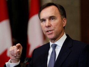 Finance Minister Bill Morneau delivers the fiscal update in Ottawa on Dec. 16, 2019.