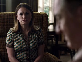 Anna Paquin's character Peggy putting some of her seven words to good use in The Irishman.