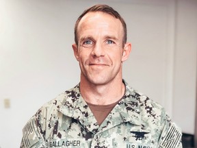 Handout photo of U.S. Navy SEAL Special Operations Chief Edward Gallagher.