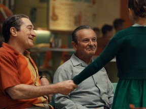 Robert De Niro and Joe Pesci in The Irishman (2019).