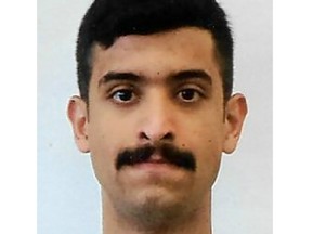 This handout photo released on December 7, 2019 by the Federal Bureau of Investigation (FBI) shows the NAS Pensacola shooter identified as 21-year-old 2nd LT in the Royal Saudi Air Force Mohammed Alshamrani.