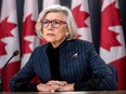 Beverley McLachlin, former chief justice of the Supreme Court of Canada, is seen in a file photo from December 2017. McLachlin has come under criticism for renewing her seat as one of 14 part-time judges on Hong Kong's top court.