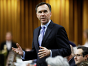 Finance Minister Bill Morneau speaks during question period in the House of Commons on Dec. 9, 2019.