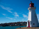 Lubec, Maine, is seen across the water from Campobello Island, New Brunswick. For most services Campobello residents drive across the border into Lubec.