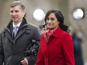 Liberal MP Anita Anand arrives for the swearing in of the new cabinet at Rideau Hall in Ottawa on Wednesday, Nov. 20, 2019. Quebec's Chantier Davie shipyard is on track to win potentially billions of dollars in federal work after the Liberal government announced this morning that it was the only yard to qualify for addition in Ottawa's massive shipbuilding strategy.