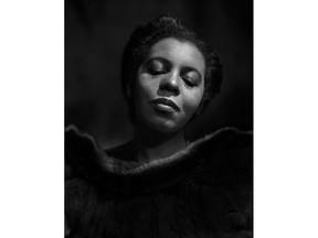 Canadian operatic singer Portia White poses for a portrait in Ottawa in a January 15, 1946, archival image.