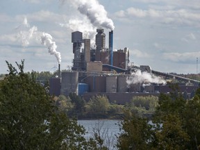 The Northern Pulp Nova Scotia Corporation mill is seen in Abercrombie, N.S. on Wednesday, Oct. 11, 2017. Nova Scotia's environment minister is expected to release his decision today on a pulp mill's controversial proposal to pump 85 million litres of treated effluent daily into the Northumberland Strait.