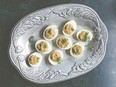 Devilled eggs with forshmak