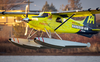 Greg McDougall, founder and CEO of Harbour Air Ltd., pilots a de Havilland DHC-2 Beaver prototype electric aircraft during a test flight at Vancouver International Airport in Richmond, B.C., Dec. 10, 2019.