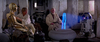 Mark Hamill and Alec Guinness with C-3PO and R2-D2 in Star Wars: Episode IV – A New Hope.