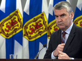 Nova Scotia Premier Stephen McNeil makes an announcement regarding the Northern Pulp mill in Halifax, Friday, Friday, Dec 20, 2019. McNeil has rejected a pulp mill's plea for a deadline extension that would have allowed it to continue dumping wastewater near a First Nation after Jan. 31.