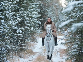 This undated picture released by Korean Central News Agency on October 16, 2019 shows North Korean leader Kim Jong Un riding a white horse amongst the first snow at Mouth Paektu.