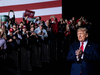 U.S. President Donald Trump arrives for a rally on Dec. 18, 2019, in Battle Creek, Michigan.