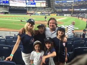 Kellyanne Conway and her husband, George pictured with their four children.