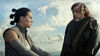 Daisy Ridley as Rey and Mark Hamill as Luke Skywalker in Star Wars Episode VIII: The Last Jedi.