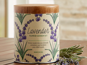 Both pro landscapers and amateur plant moms can easily grow their own windowsill garden with this DIY lavender kit. It comes with everything you need, including the pot, soil and seeds.