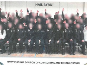 A class of U.S. guard trainees on the cusp of graduation were fired after posing with a Nazi salute.