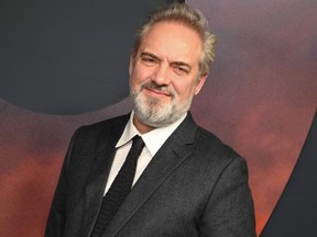 English director/writer/producer Sam Mendes arrives for the premiere of "1917" at the TCL Chinese theatre in Hollywood on December 18, 2019.