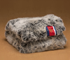Pretty Rugged Silver Fox Faux Fur Lap Blanket ($150, prettyrugged.com)