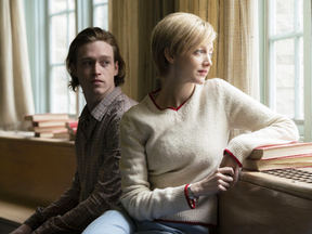 Andrea Riseborough and Caleb Landry Jones in The Kindness of Strangers.