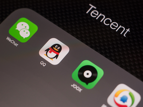 Tencent Holdings Ltd. apps include WeChat, a means by which immigrant populations can communicate online with friends and family in China.