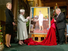 Lt.-Gov. of Ontario Elizabeth Dowdeswell applauds and former Ontario Premier Kathleen Wynne looks to family members as her portrait, painted by Linda Dobbs, is unveiled by Ontario Premier Doug Ford at a ceremony at the Ontario Legislature, in Toronto, Dec. 9, 2019.