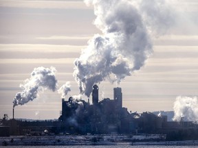 The Northern Pulp mill in Abercrombie Point, N.S., is viewed from Pictou, N.S., Friday, Dec. 13, 2019. The province has until Dec. 17 to decide whether or not to approve Northern Pulp's proposal for a new treatment facility that would pump treated effluent into the Northumberland Strait. The company's plan is to release up to 85 million litres of treated effluent daily into the fishing grounds of the Northumberland Strait.