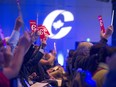 Delegates vote on party constitution items at the Conservative Party of Canada national policy convention in Halifax on Friday, Aug. 24, 2018.