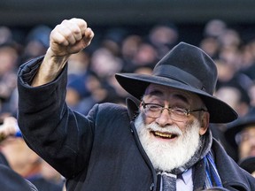 An Orthodox Jew attends the 13th Siyum HaShas, a celebration marking the completion of the Daf Yomi, at the MetLife Stadium on January 1, 2020 in East Rutherford, New Jersey.