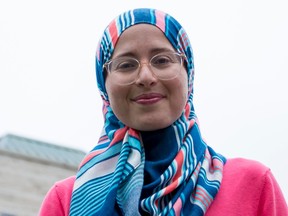 Amira Elghawaby at Ottawa City Hall
