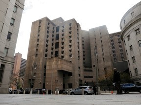 The Metropolitan Correctional Center, the location of the death of Jeffrey Epstein is photographed in New York City, U.S., November 19, 2019.