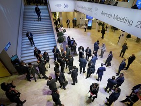 General view of the Congress Center during the 50th World Economic Forum (WEF) annual meeting in Davos, Switzerland, January 21, 2020.